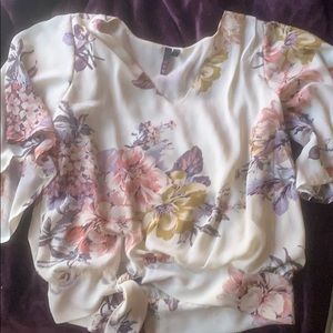Size large floral dress shirt